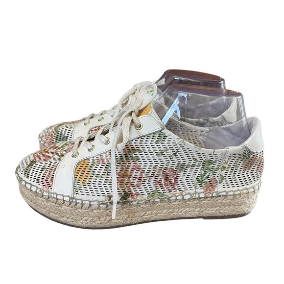 Vince Camuto Joellan Floral Sneakers Size 8 - Picture 2 of 11